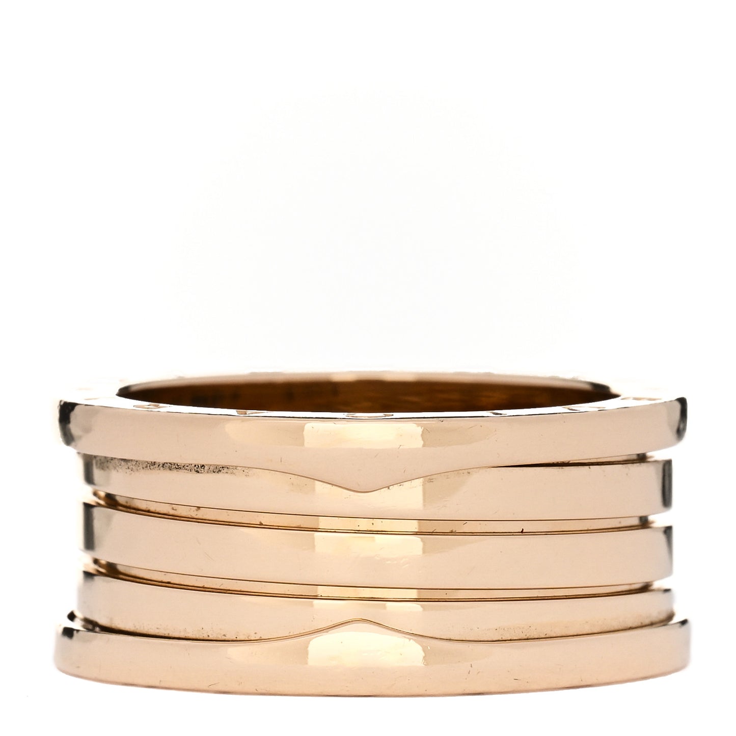 18K Yellow Gold B.Zero1 Two-Band Ring 61 9.5
