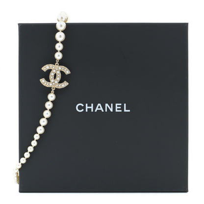 Chanel Pearl CC 100th Anniversary Necklace Light Gold 7 of 7