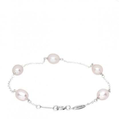 Tiffany Sterling Silver Pink Pearl Elsa Peretti Pearls by the Yard Bracelet 2 of 3