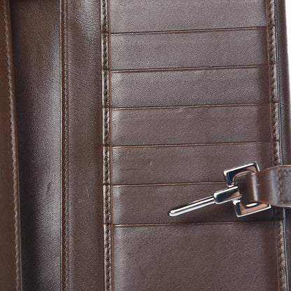 Gucci Monogram Calfskin Blake Continental Wallet Dark Brown 10 of 12