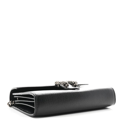 Gucci Calfskin Mini Dionysus Chain Wallet Black 4 of 12