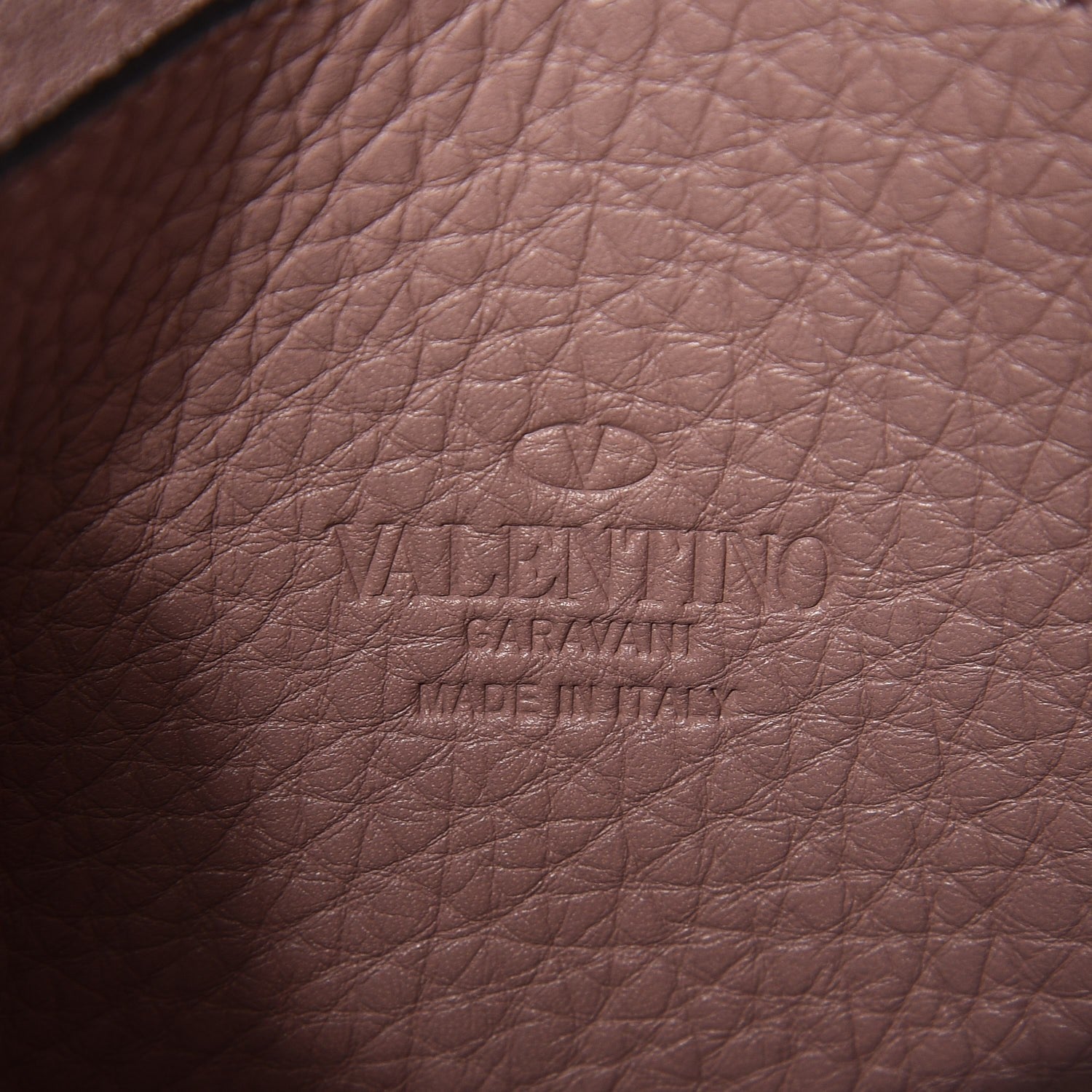 Valentino Garavani Pebbled Calfskin Medium Rockstud Flip Lock Crossbody Bag Water Rose 6 of 7