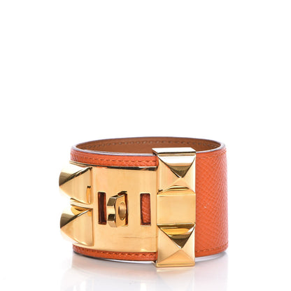 Hermes Epsom Collier de Chien CDC Bracelet S Feu 3 of 7