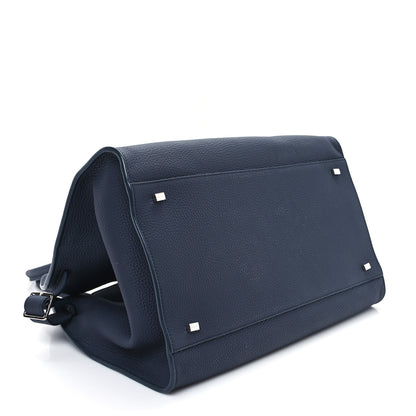 The Row Matte Grained Calfskin Soft Margaux 15 Marine 4 of 10