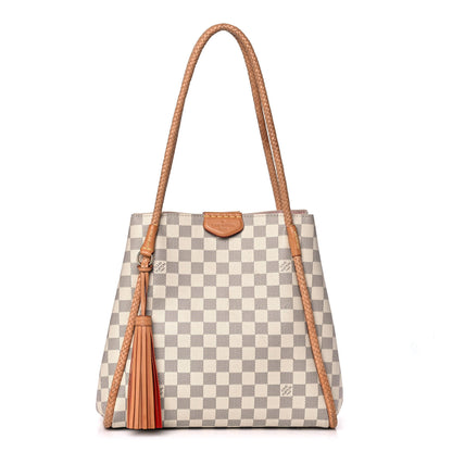 Louis Vuitton Damier Azur Propriano Rose Ballerine 1 of 12