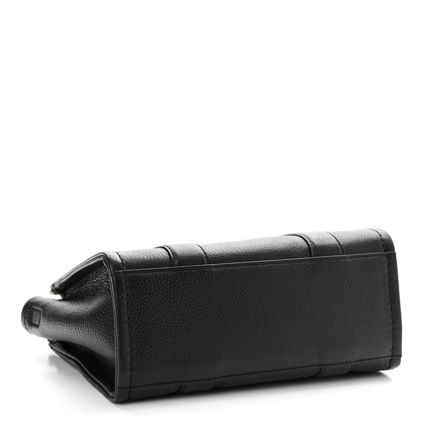 Grained Calfskin Small The Tote Bag Black