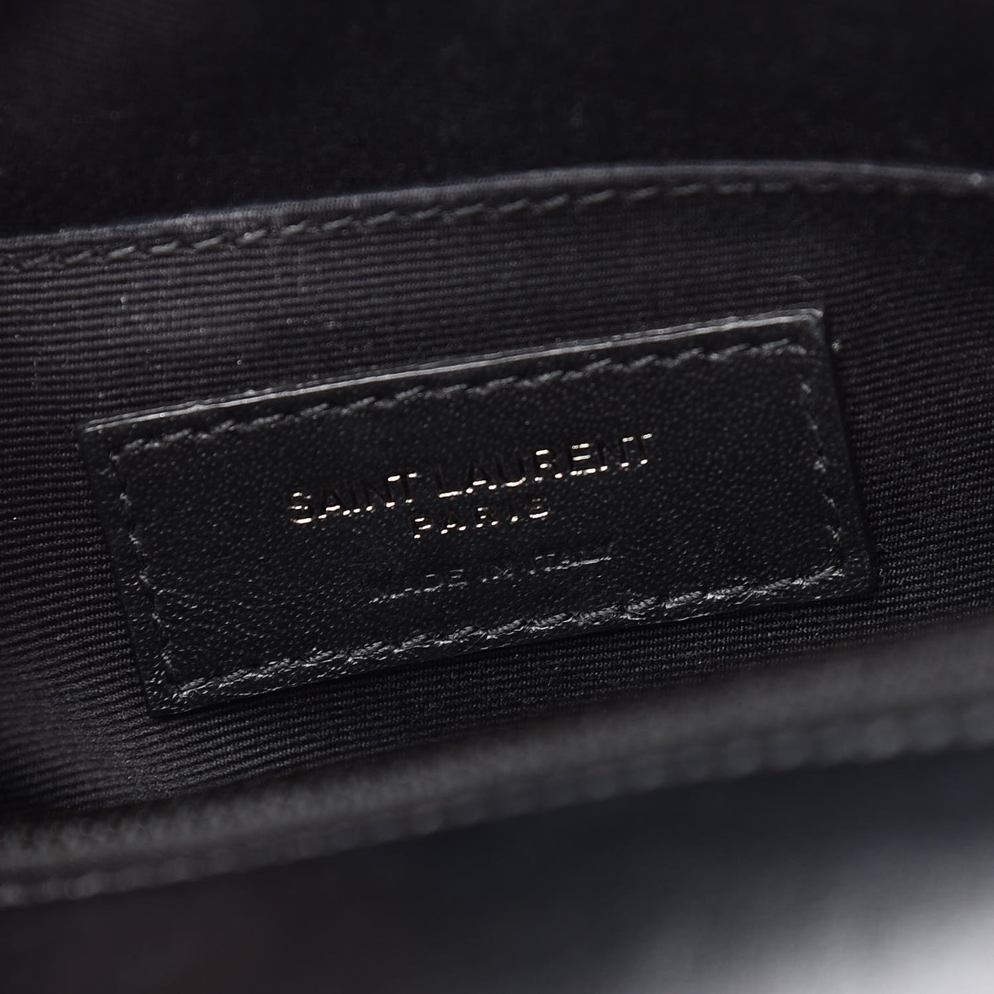 Calfskin Matelasse Monogram Lou Camera Bag Black