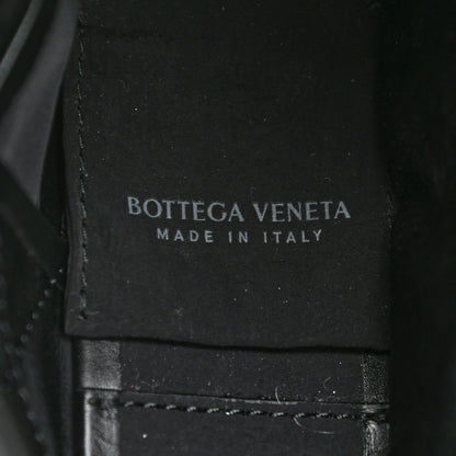 Bottega Veneta Paper Calfskin Maxi Intreccio Cassette Crossbody Bag Black 6 of 8