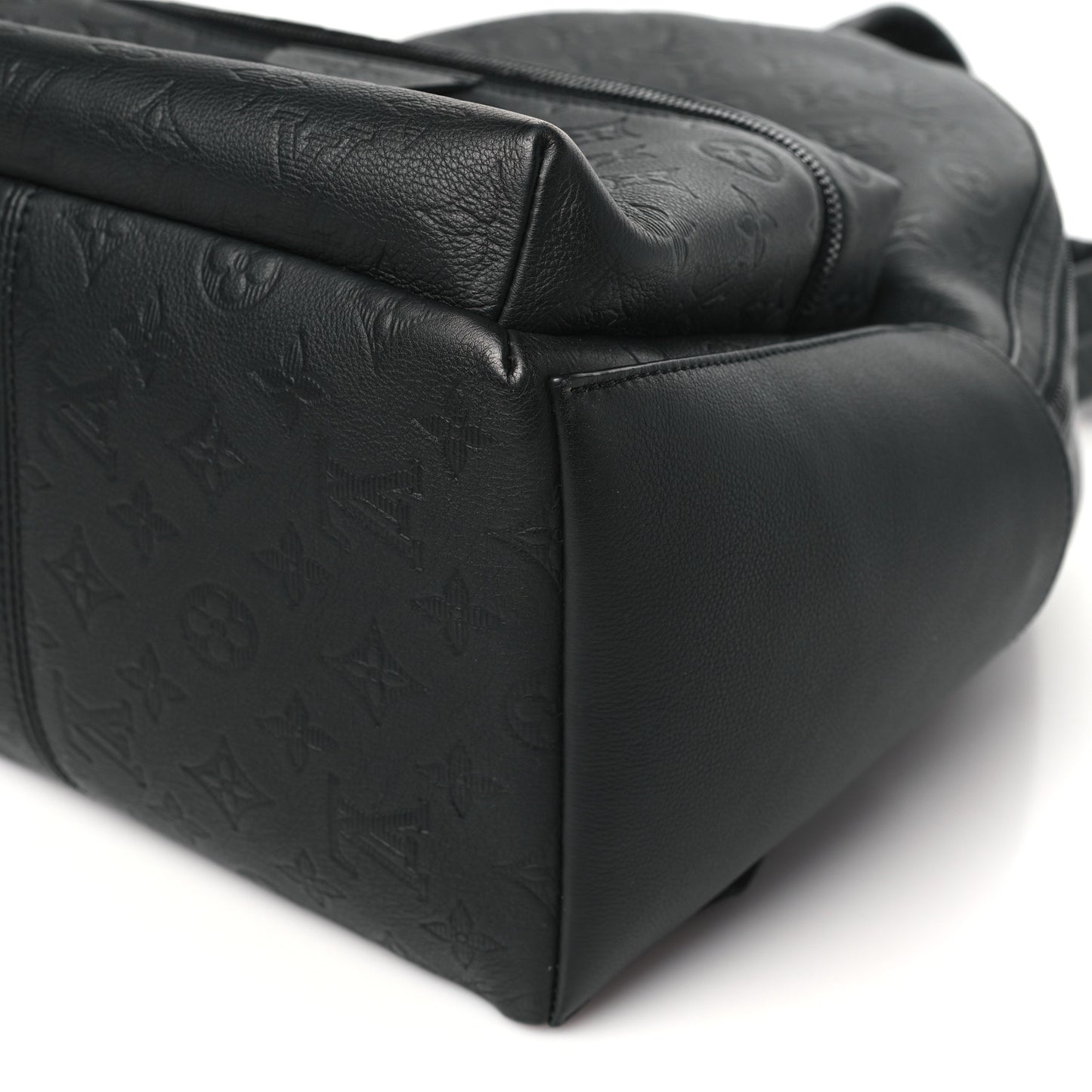 Calfskin Monogram Shadow Discovery Backpack Black