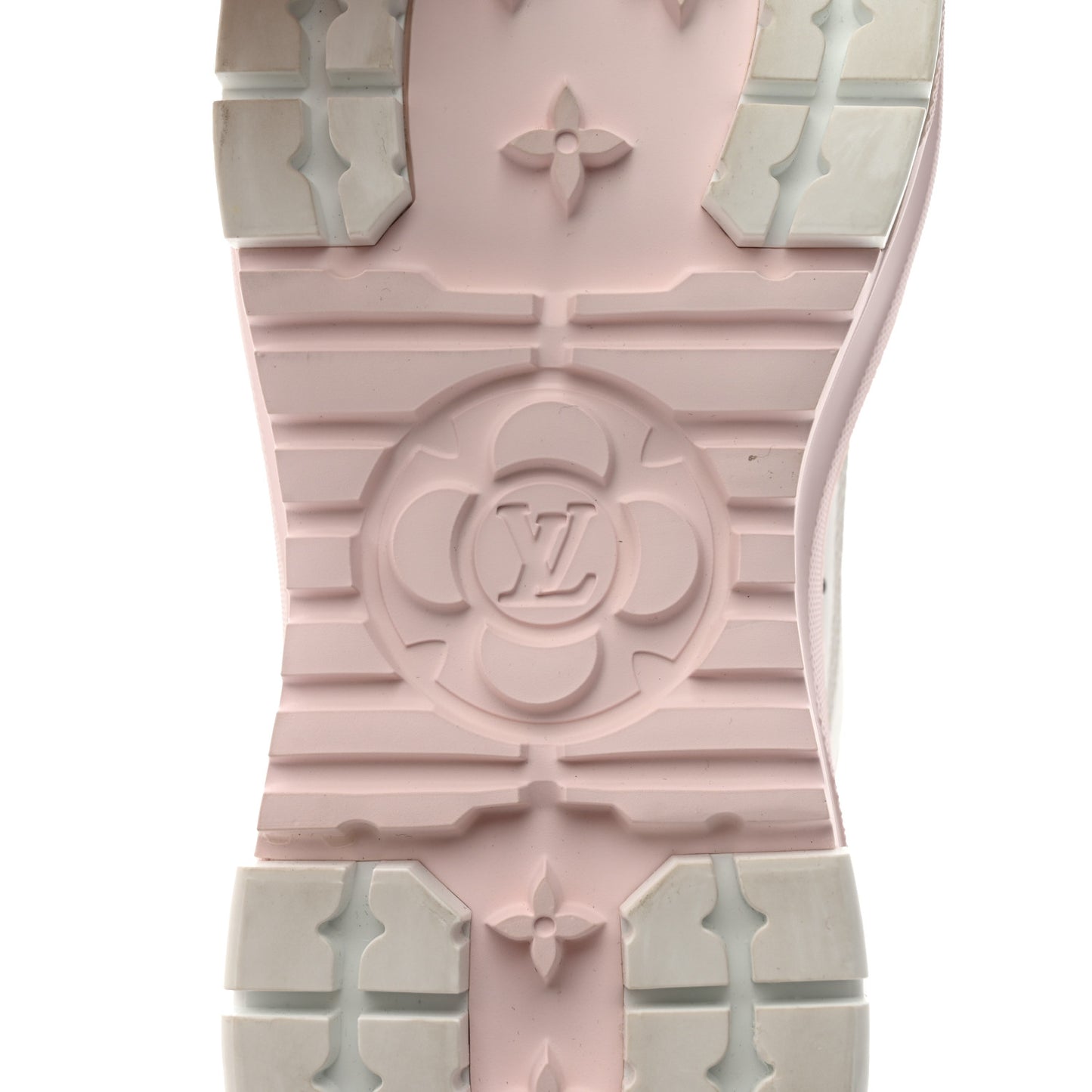 Canvas LV Squad Sneakers 37 White Pink