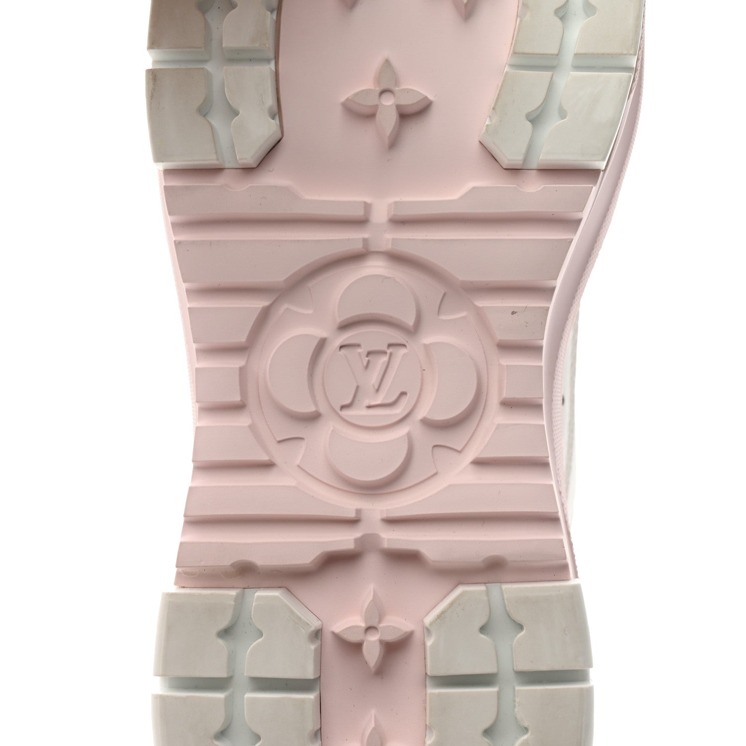 Louis Vuitton Canvas LV Squad Sneakers 37 White Pink 6 of 8