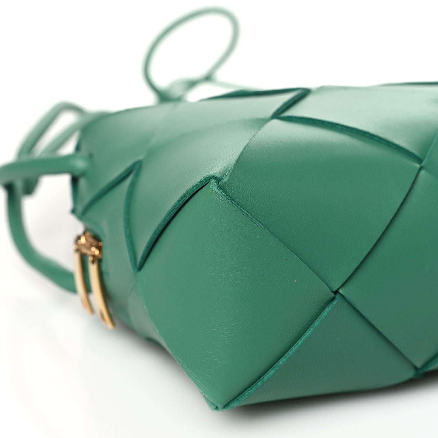 Lambskin Maxi Intreccio Small Cassette Camera Bag Mermaid