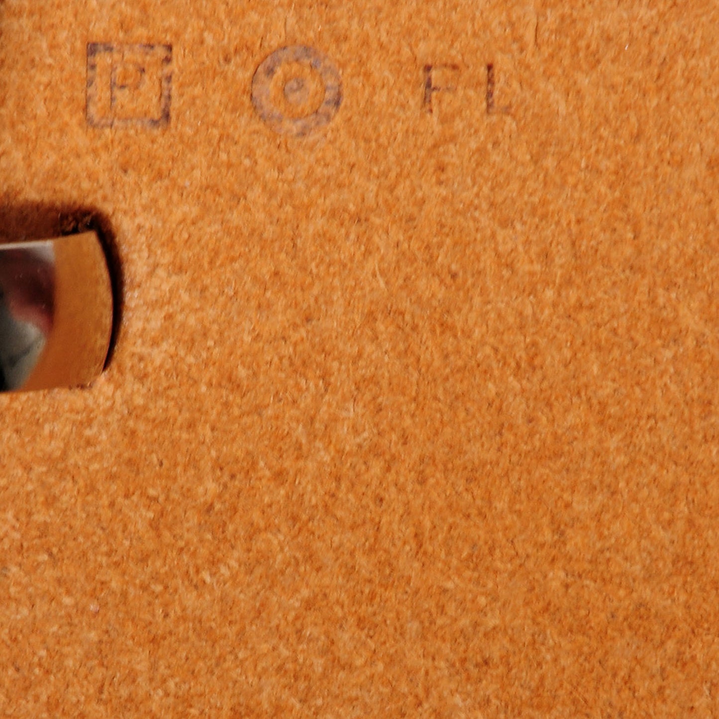 Hunter Calfskin Embossed Ex Libris Notepad Natural