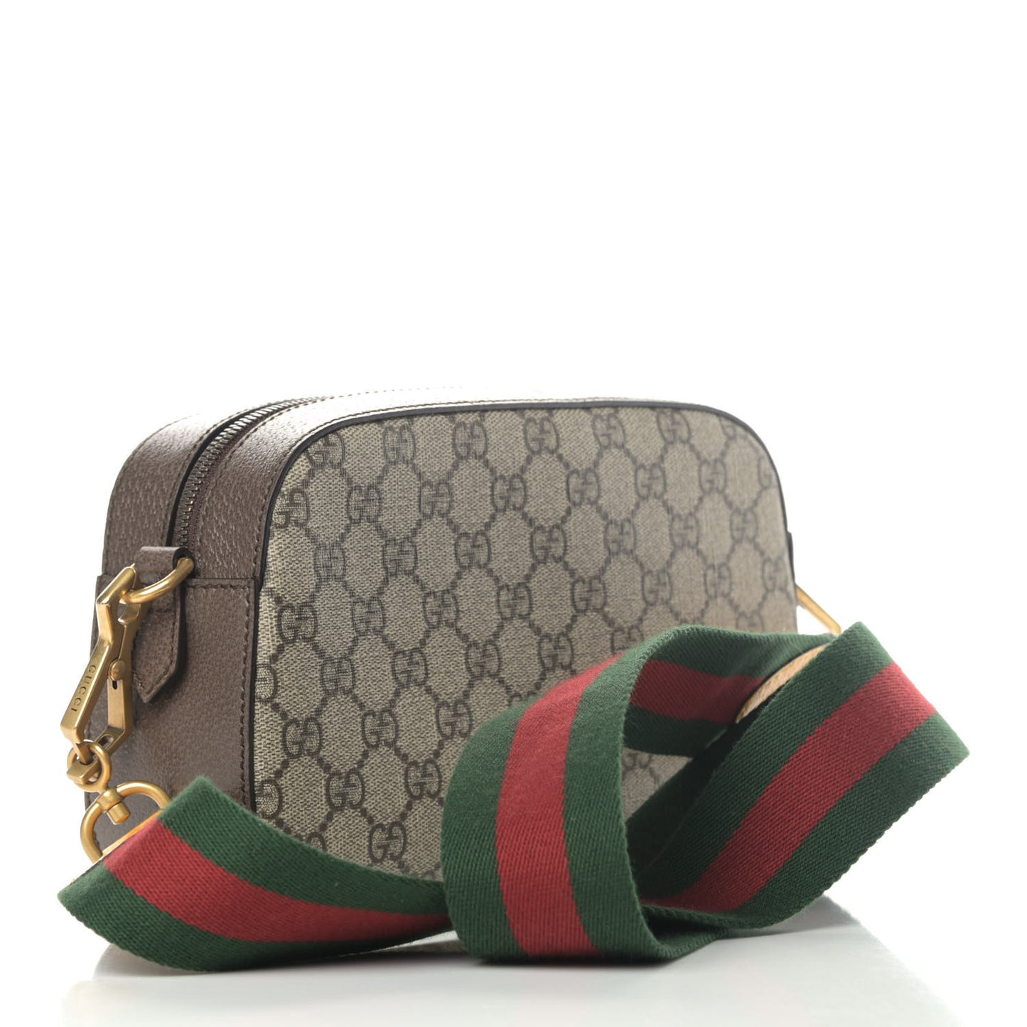 GG Supreme Monogram Web Neo Vintage Shoulder Bag Beige New Acero Crop