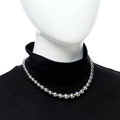 Tiffany Sterling Silver HardWear Graduated Ball Necklace 2 of 5