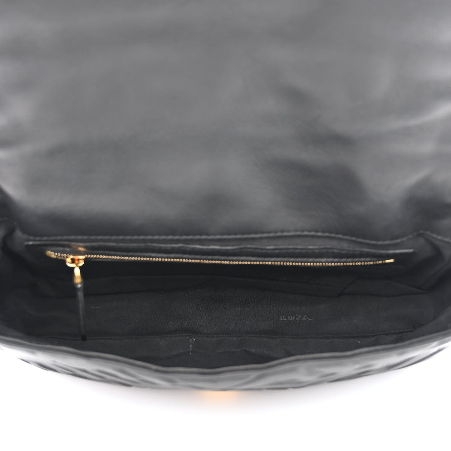 Nappa FF 1974 Embossed Baguette Black