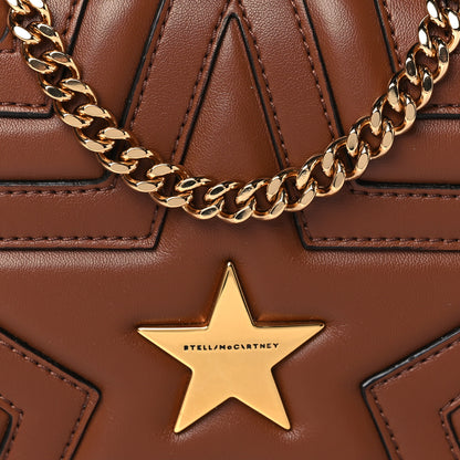 Stella McCartney Alter Nappa Star Small Flap Shoulder Bag Brown 8 of 10