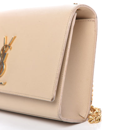Saint Laurent Grain De Poudre Medium Classic Monogram Kate Satchel Marble Pink 11 of 11