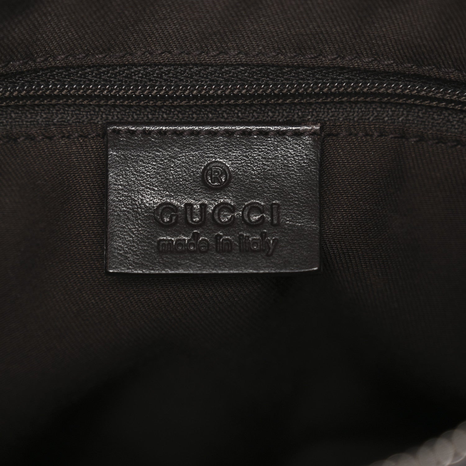 Gucci Monogram Medium D Gold Ring Hobo Dark Brown 6 of 13