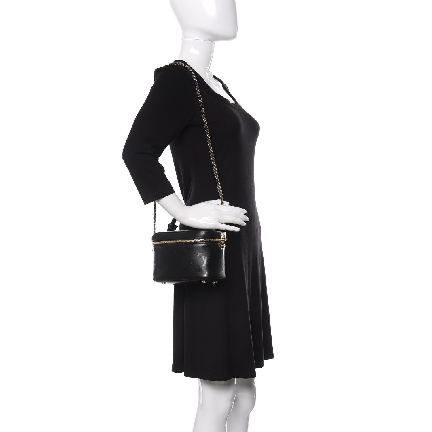 Louis Vuitton Monogram Ink Vanity PM Black 2 of 12