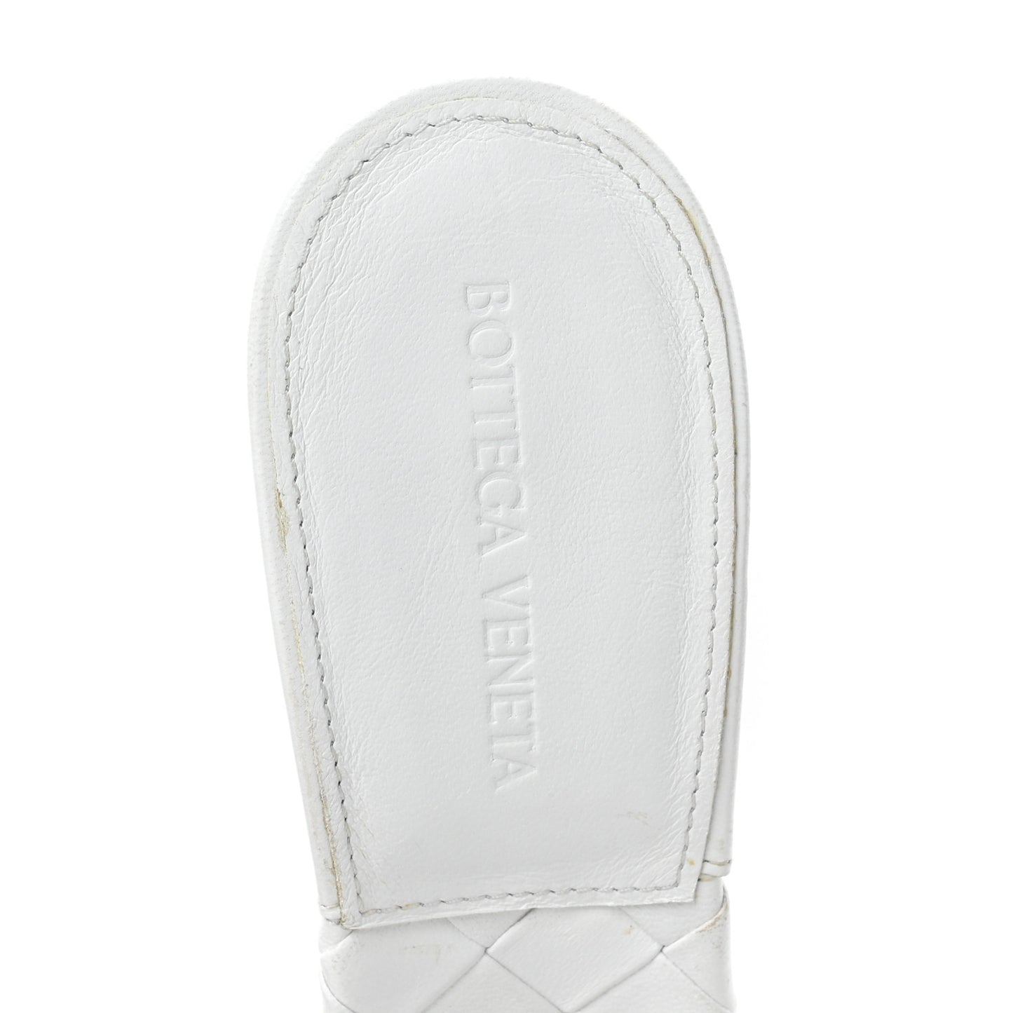 Nappa Maxi Intrecciato Lido Mule Sandals 40.5 Optic White