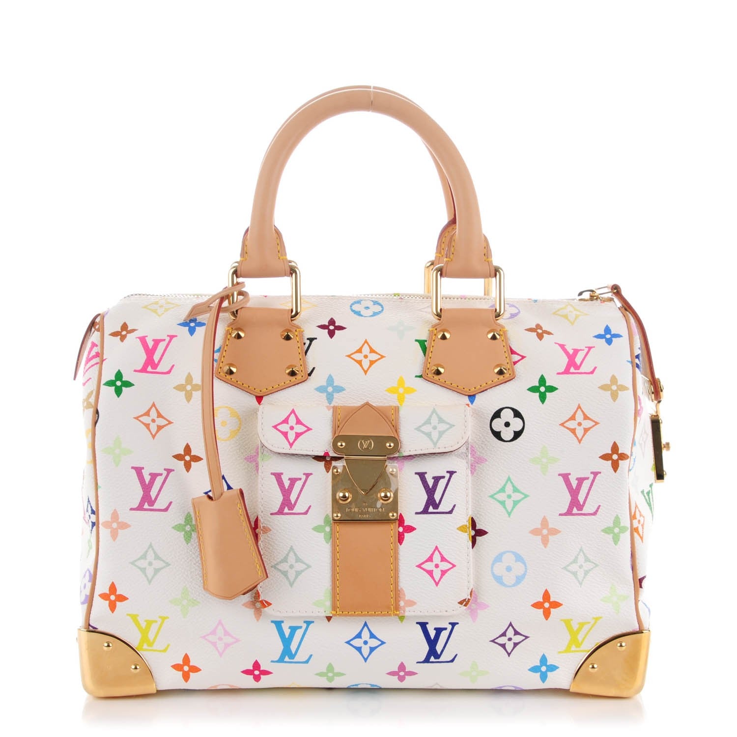 Louis Vuitton Monogram Multicolor Speedy 30 White 1 of 7