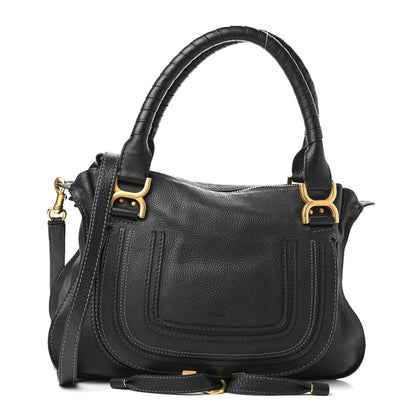 Chloe Calfskin Medium Marcie Satchel Black 1 of 8
