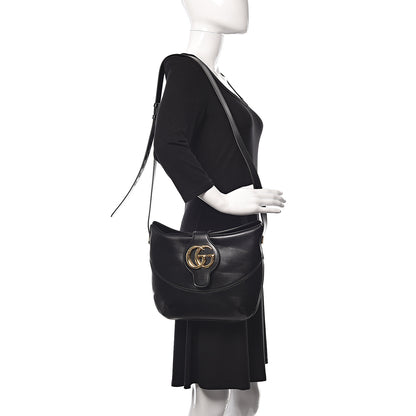 Gucci Calfskin Medium Arli Shoulder Bag Black 2 of 11