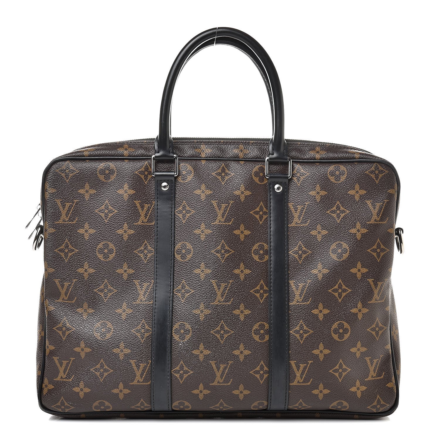 Louis Vuitton Monogram Macassar Porte-Documents Voyage PM 1 of 15