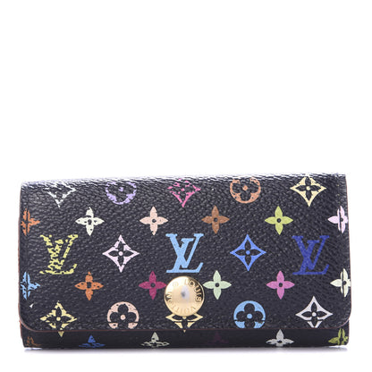 Louis Vuitton Monogram Multicolor Multicles 4 Key Holder Black 1 of 8