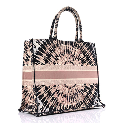 Christian Dior Canvas Embroidered Tie Dye Large Book Tote Multicolor 3 of 16