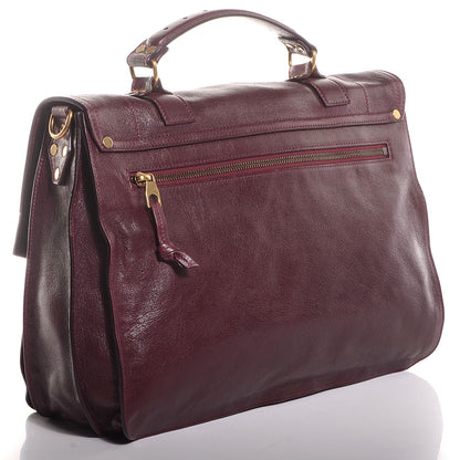 Proenza Schouler Lambskin Large PS1 Satchel Burgundy 7 of 13
