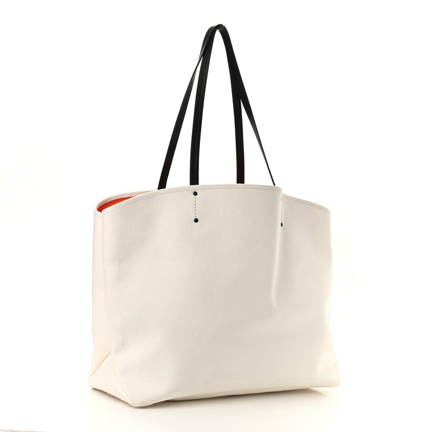 Prada Canapa Monkey Print Large Soft Tote White 4 of 11