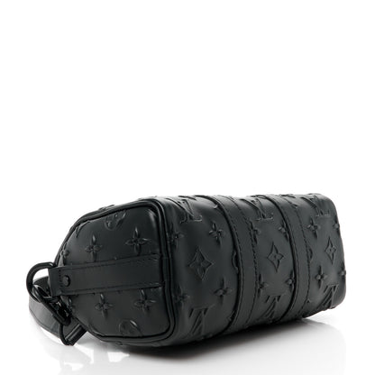Louis Vuitton Monogram Seal Keepall XS Black 4 of 10