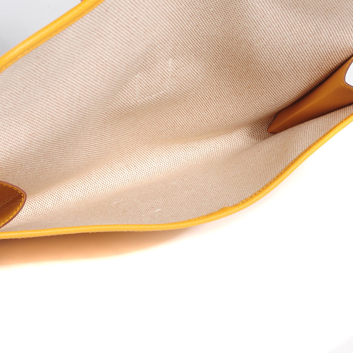 Epsom Jige PM Clutch Jaune D'Or