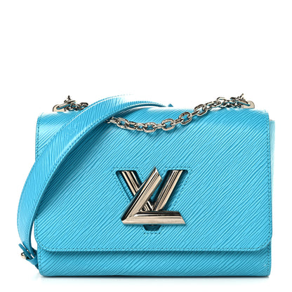 Louis Vuitton Epi Twist Shoulder Bag MM Turquoise 1 of 10