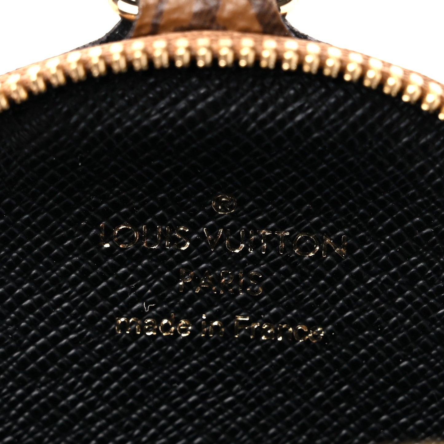 Reverse Monogram Bandouliere Round Coin Purse