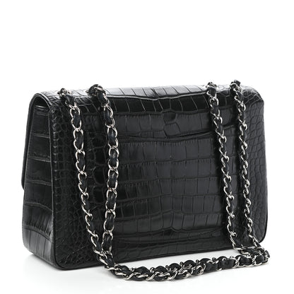 Chanel Alligator Jumbo Single Flap Black 3 of 10