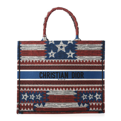 Christian Dior Canvas Embroidered Exclusive US Book Tote Multicolor 1 of 10