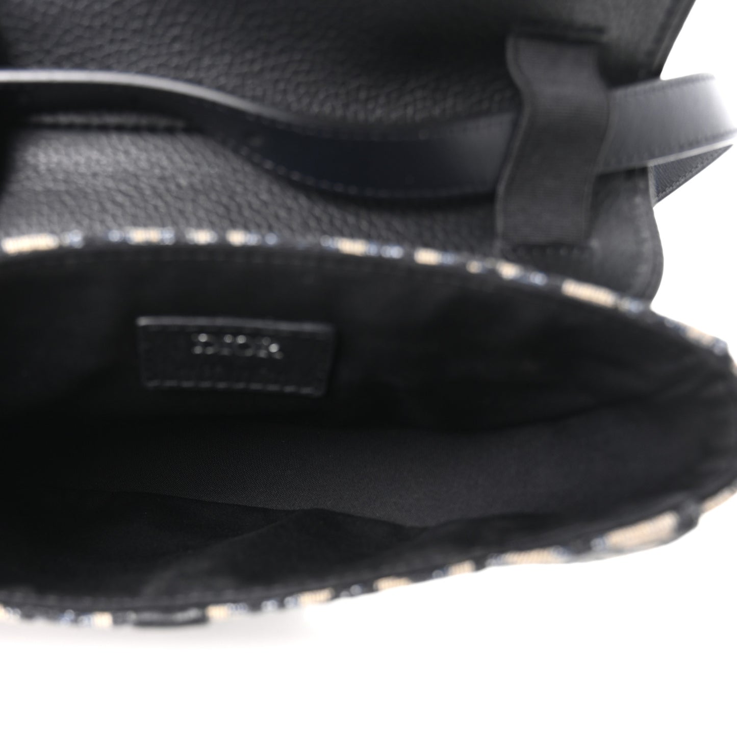 Oblique Mini Saddle Belt Bag Blue