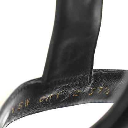 Valentino Garavani Calfskin Roman Stud 90mm Sandals 37.5 Black 9 of 13