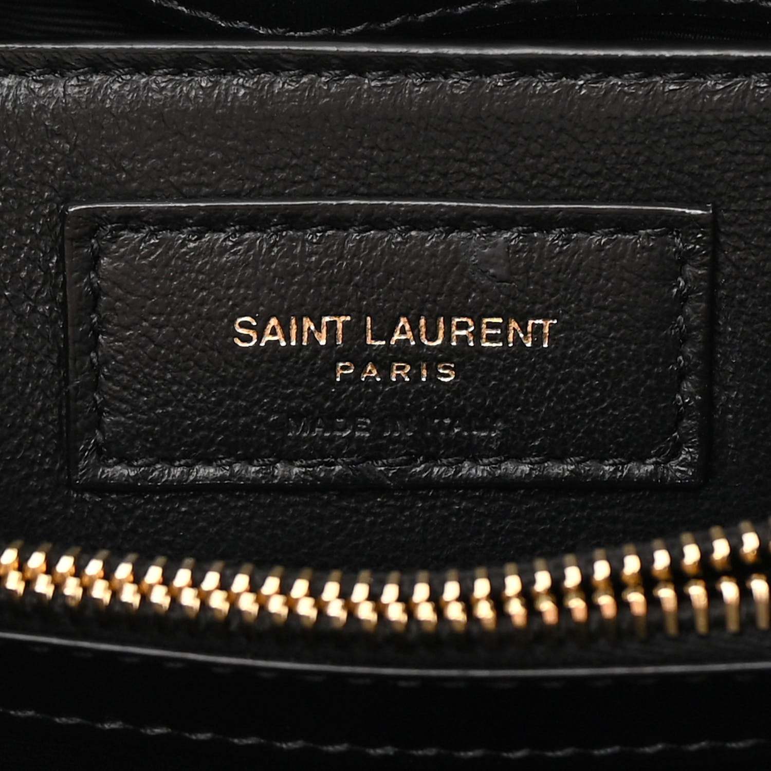 Saint Laurent Calfskin Y Quilted Monogram Small Loulou Chain Satchel Black 6 of 13