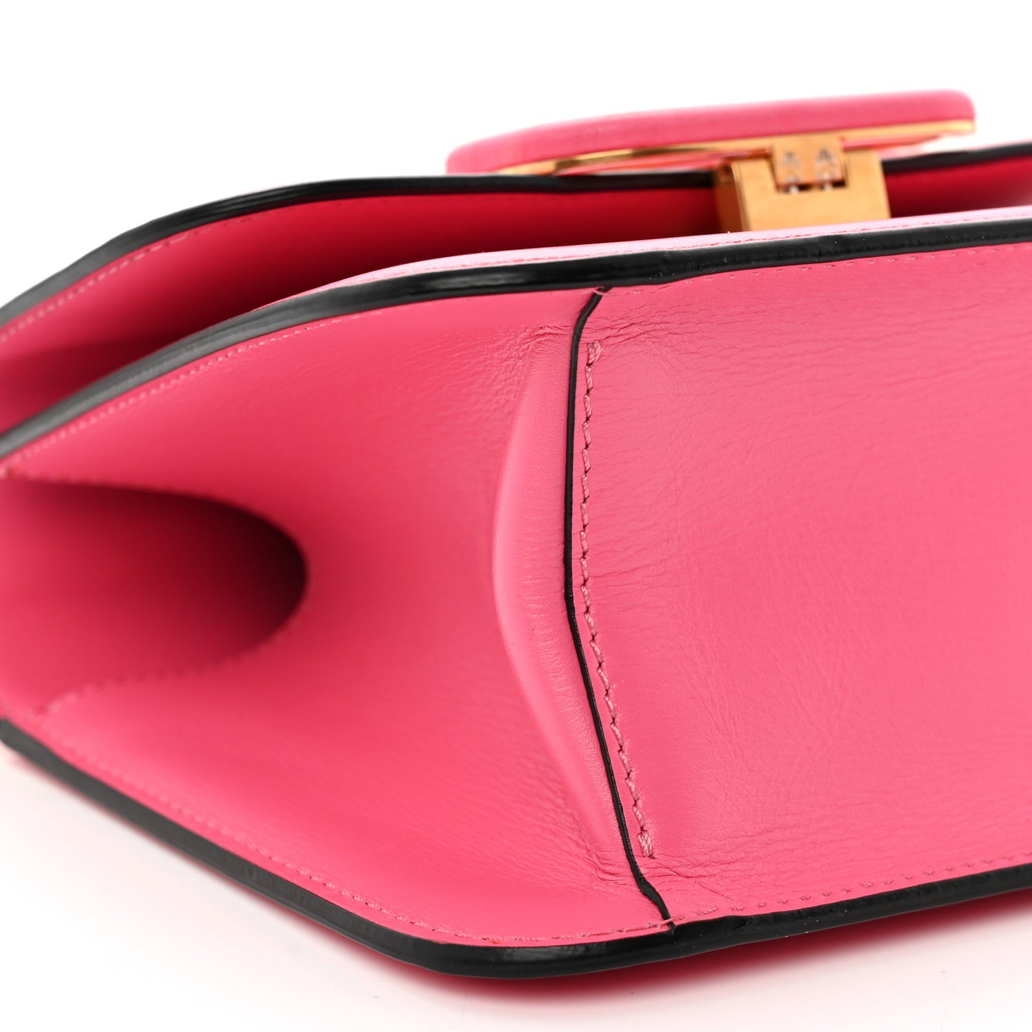 Smooth Calfskin Small VSling Shoulder Bag Pink