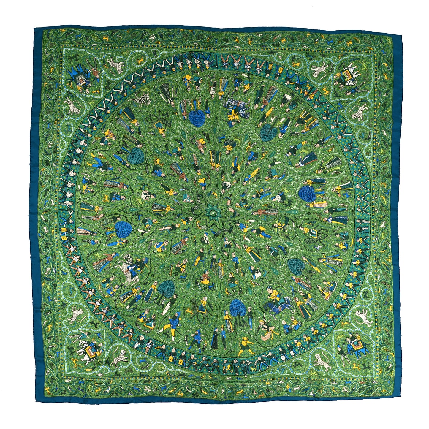 Silk Lalbhai Scarf 140