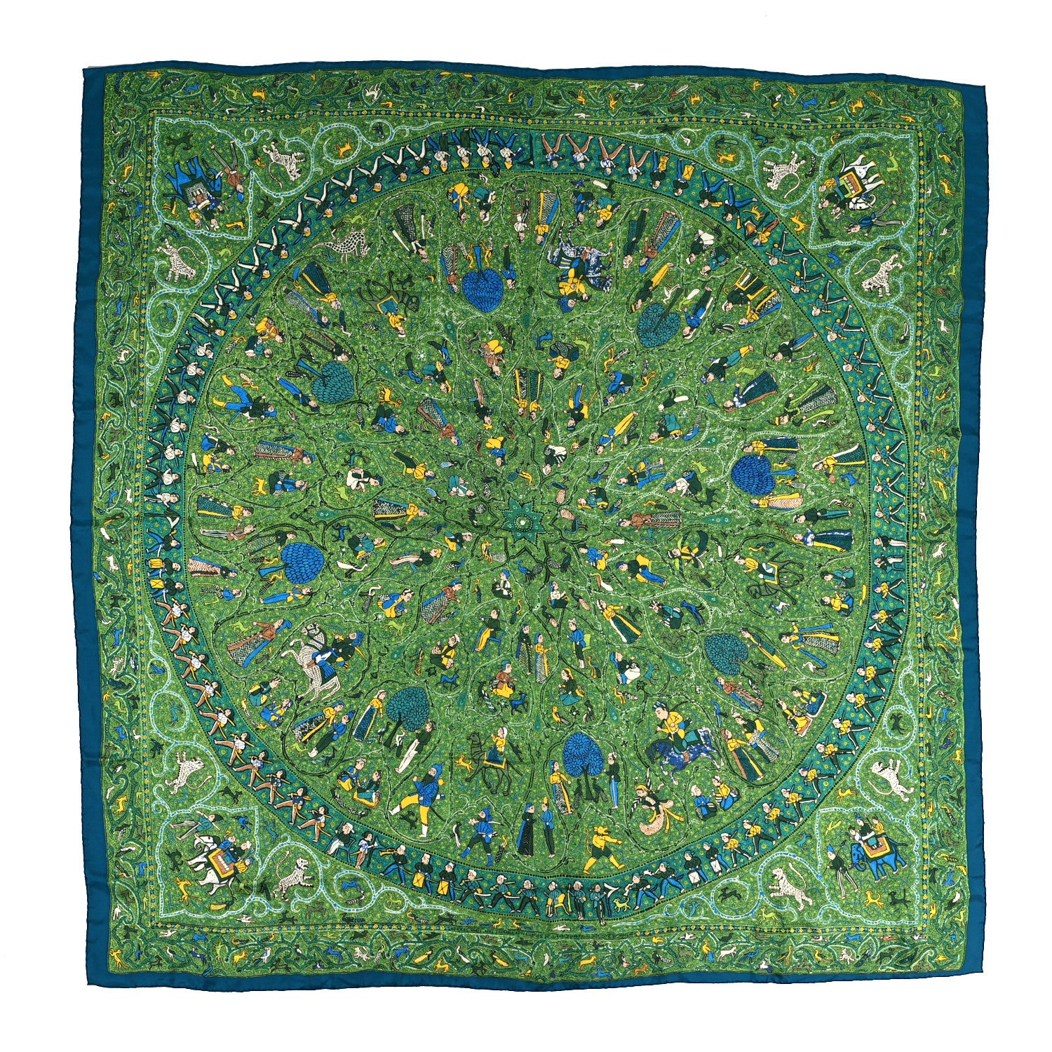 Hermes Silk Lalbhai Scarf 140 1 of 3