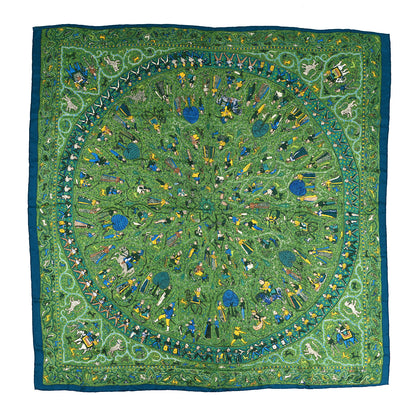 Hermes Silk Lalbhai Scarf 140 1 of 3