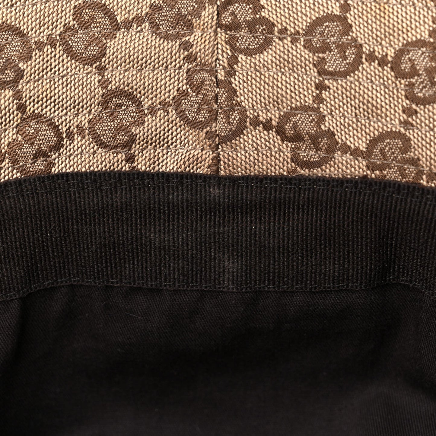 Monogram Web Bucket Hat S Brown