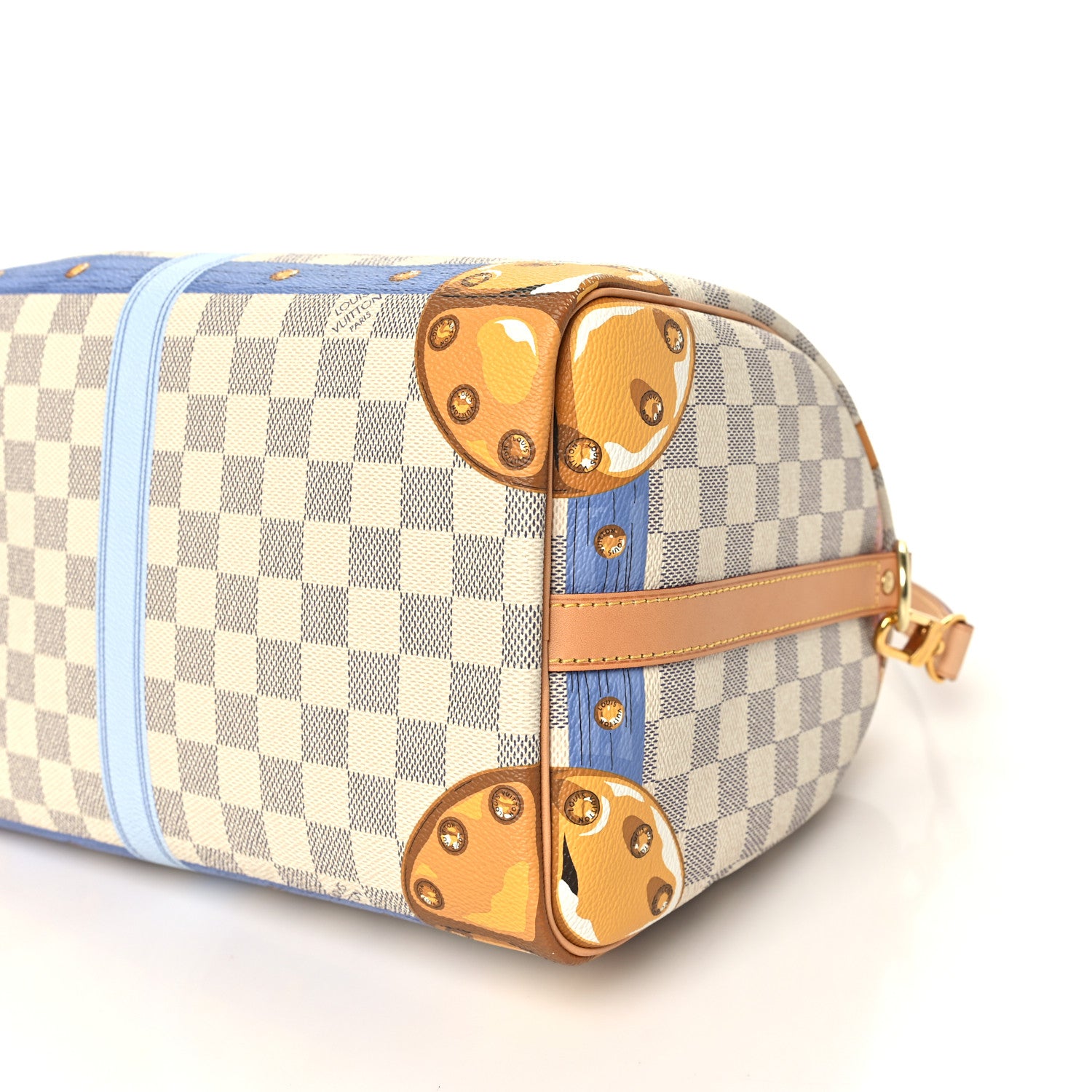Louis Vuitton Damier Azur Summer Trunks Speedy Bandouliere 30 9 of 9