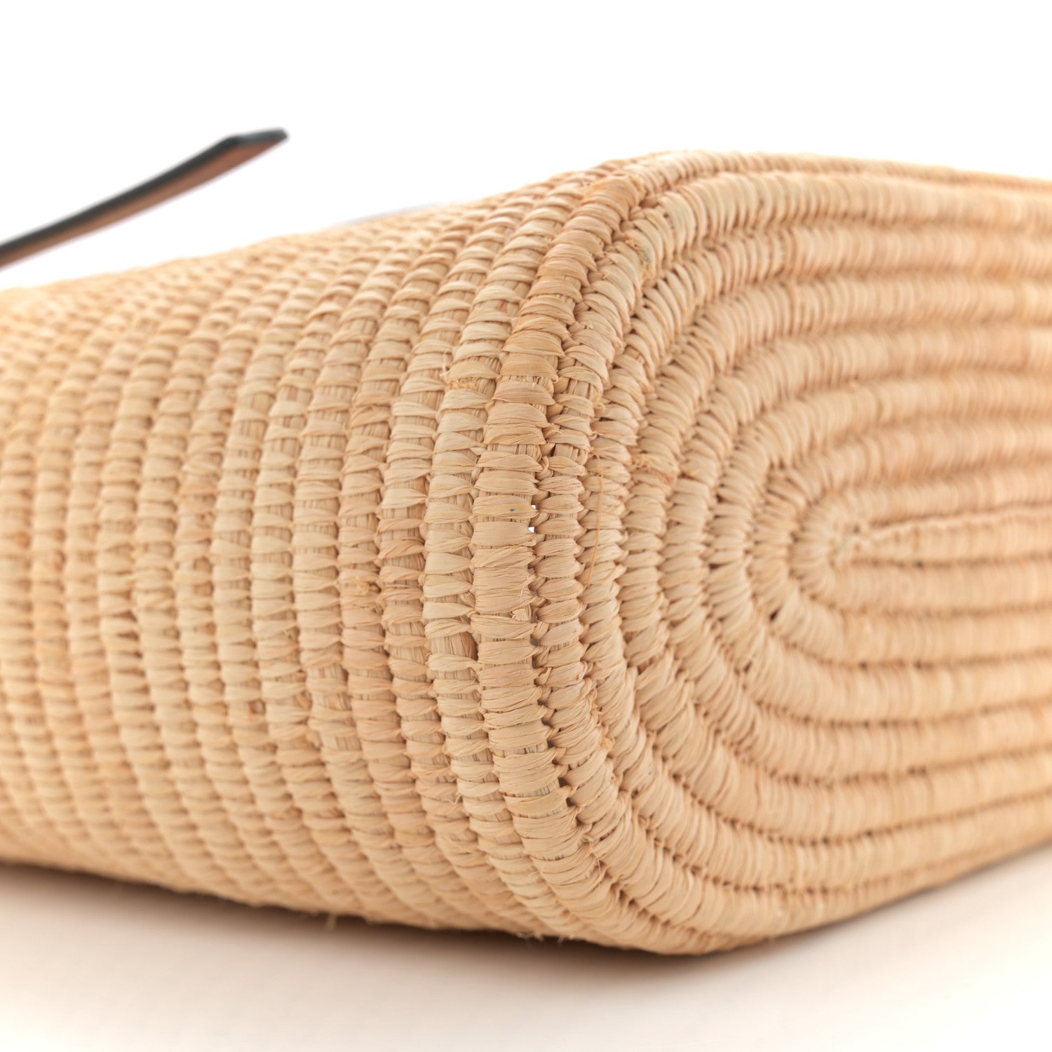 Loewe Raffia Small Square Basket Tote Bag Natural Tan 9 of 11
