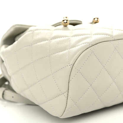 Chanel Caviar Quilted Mini Urban Spirit Backpack Light Grey 9 of 10